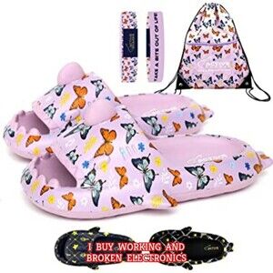TwiddlePro ActiveSharks Shark Slides Slippers